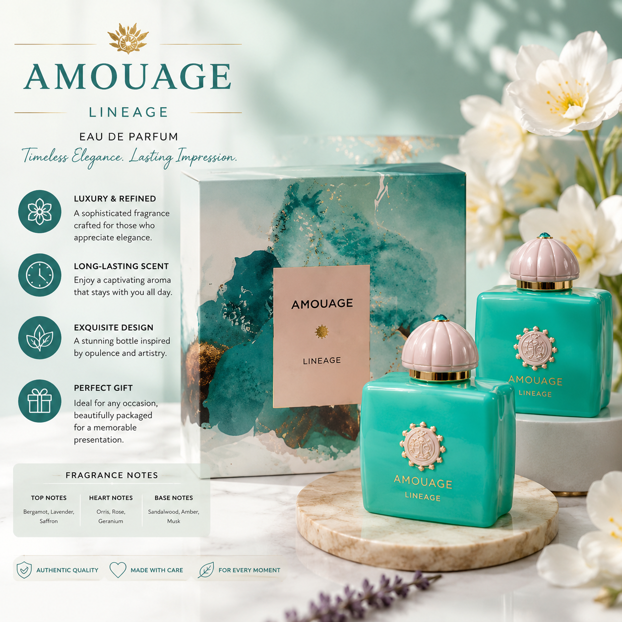 The Collection Perfume Fragrance - Turquoise Pink Dome Perfume Set 2PCS