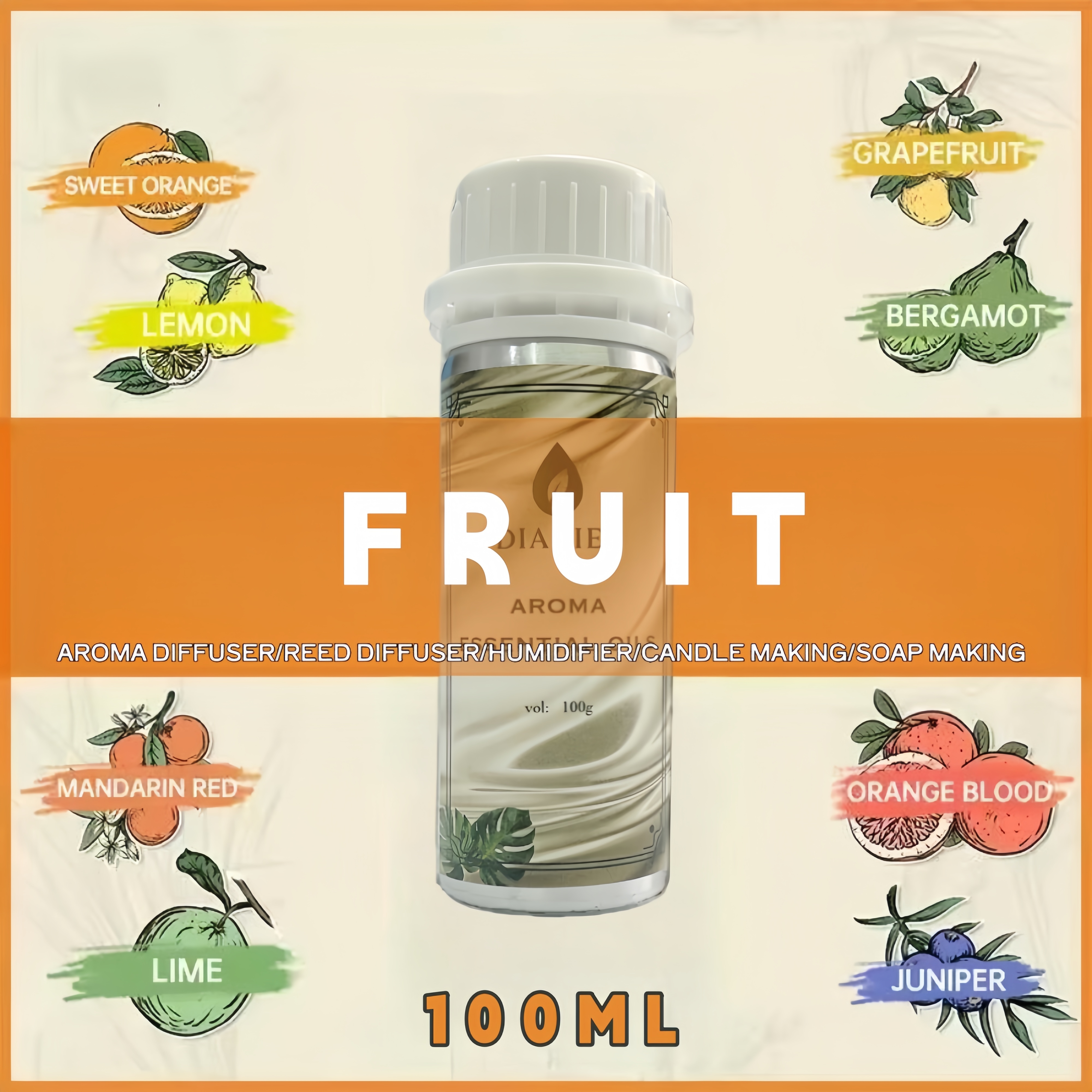 Perfume Fragrance Shop - Eight-Times Concentrated 100mL Perfume Oils No