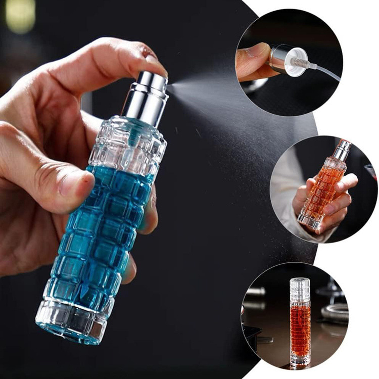 Perfume Imperium Fragrance World - 2Pc Glass Spray Bottles Exquisite Refillable