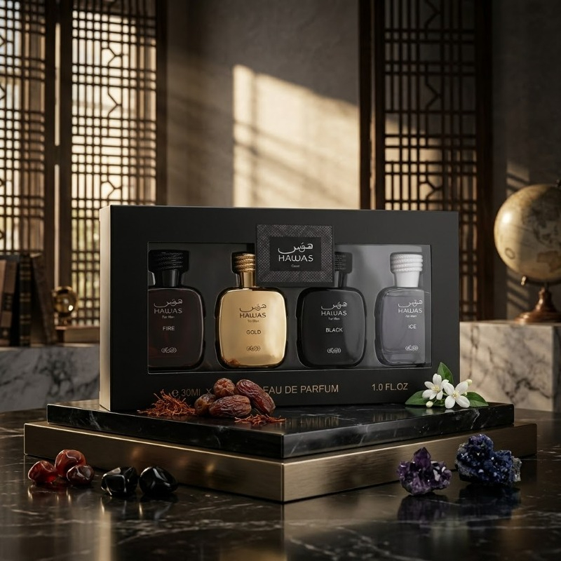 The Collection Perfume Fragrance - 4x30ml Men's Aquatic Aromatic Fragrance Set