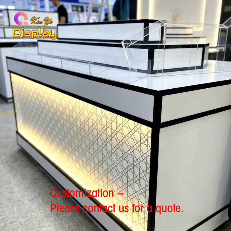 Perfume Fragrance Shop - custom.Custom Modern Luxury LED Lit Stainless