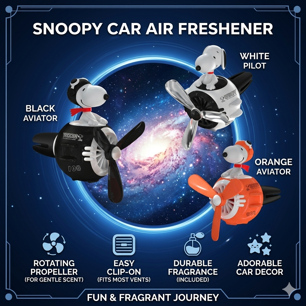 Fragrance Perfume Car - Cute Snoopy Anime Car Air Freshener