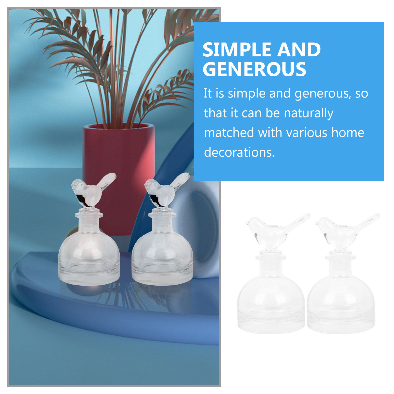 2Pcs Glass Perfume Bottles Cle - Fragrance Perfume Car review and price
