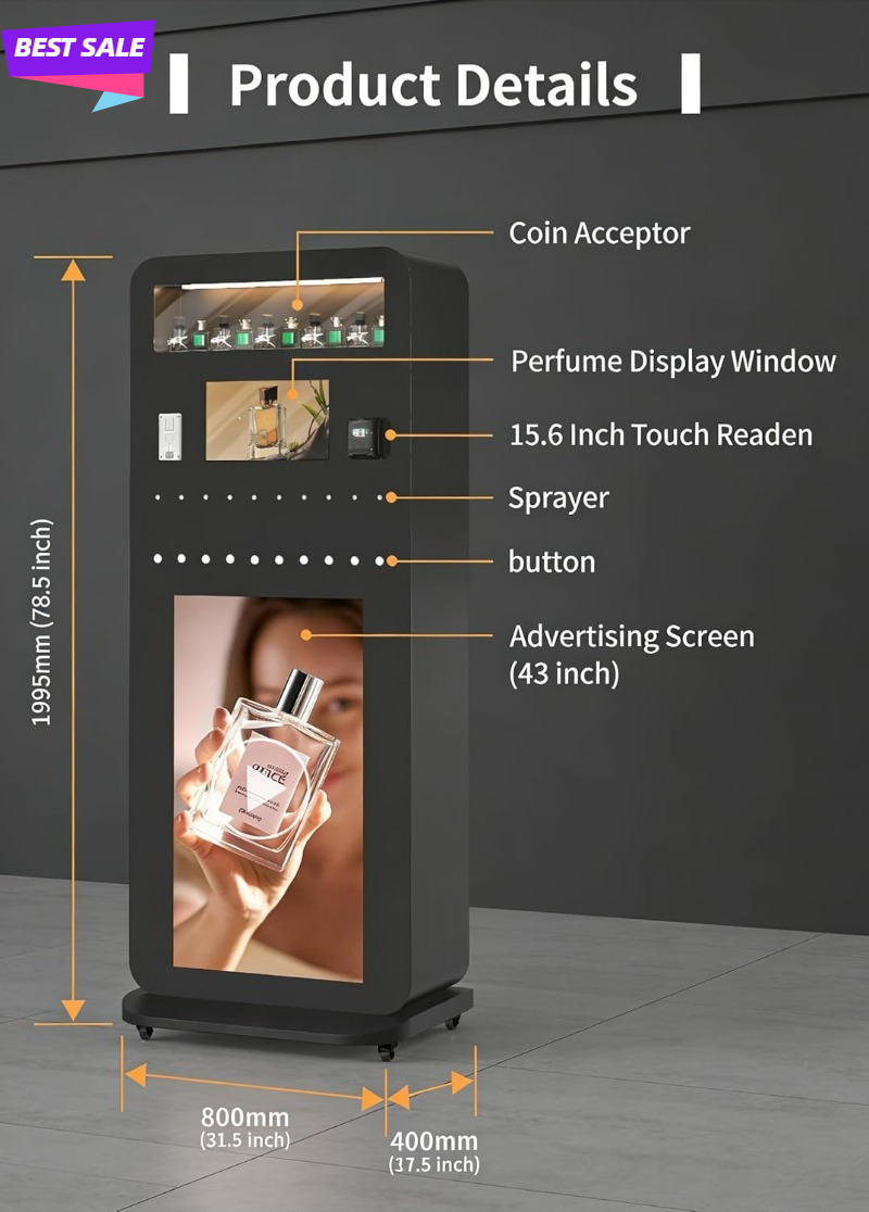 Smart Perfume Vending Machine  - Perfume Fragrance Shop review and price
