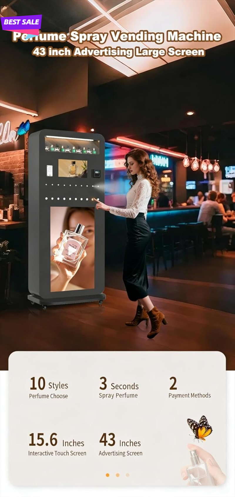 Smart Perfume Vending Machine  - Perfume Fragrance Shop review and price