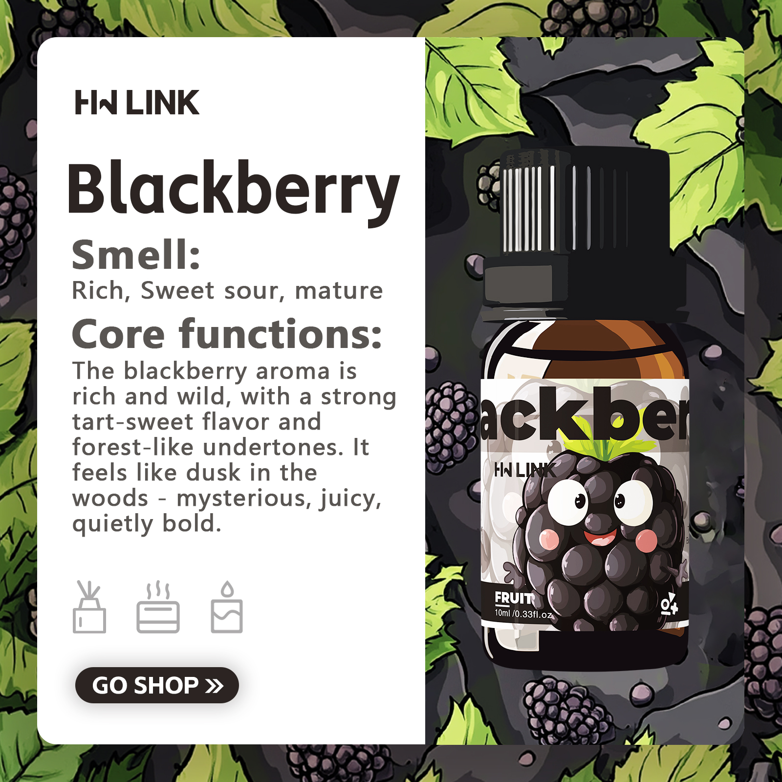 Blackberry Essential Oil Black - Perfume Fragrance World review and price