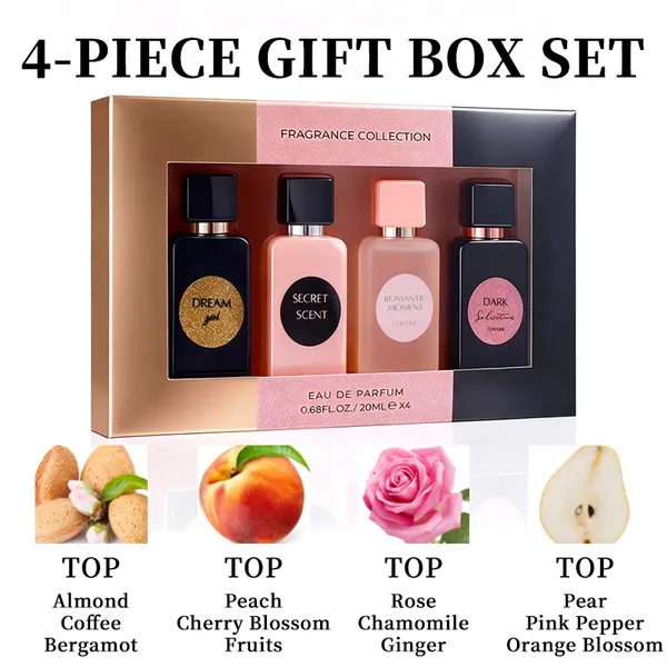 4PCS Mini Perfume Set For Wome - The Collection Perfume Fragrance review and price