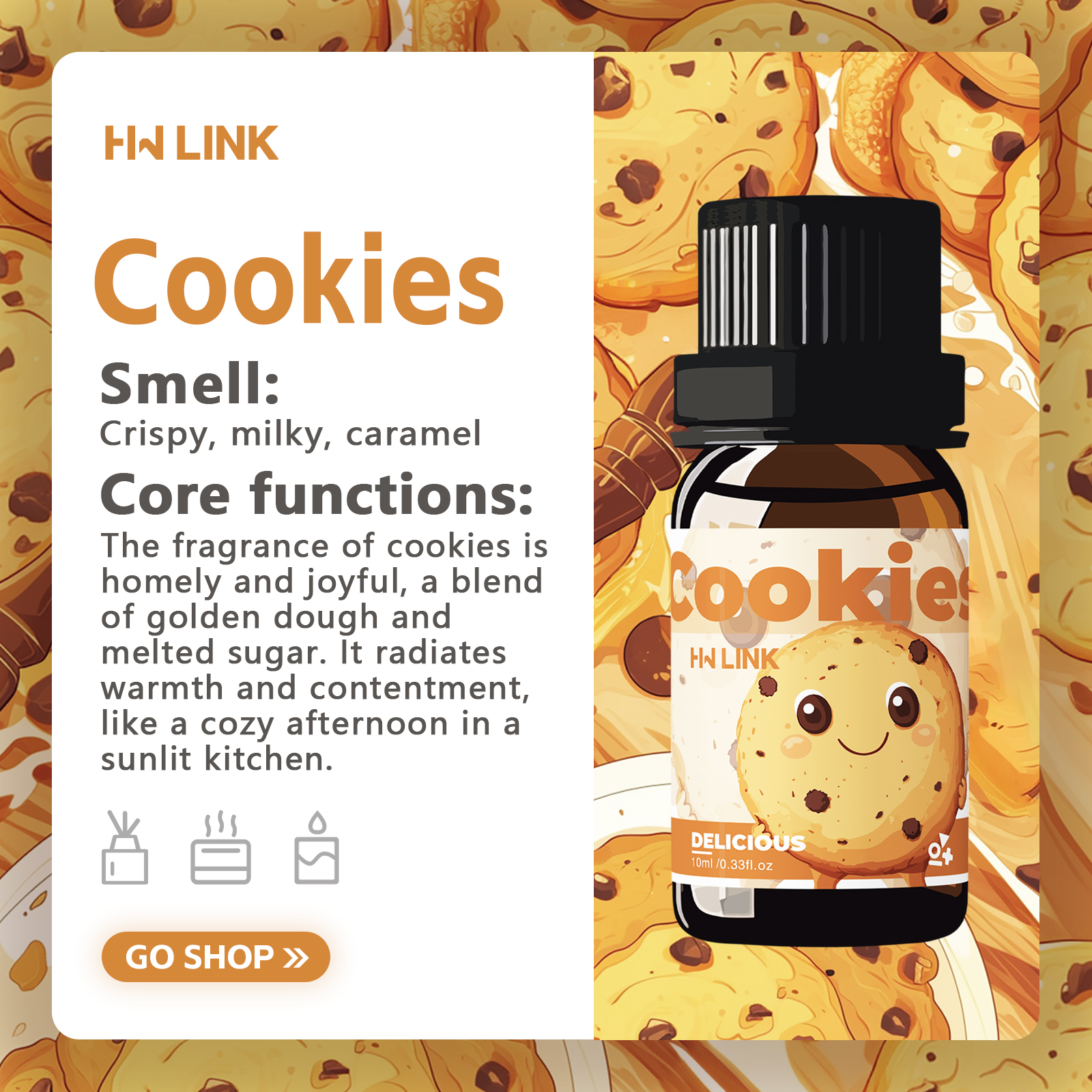 10ml Cookies Essential Oils Pe - Perfume Fragrance Mist review and price