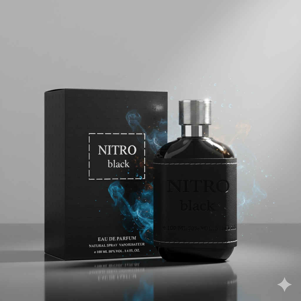 Dumont Nitro Black 100ml EDP P - The Collection Perfume Fragrance review and price