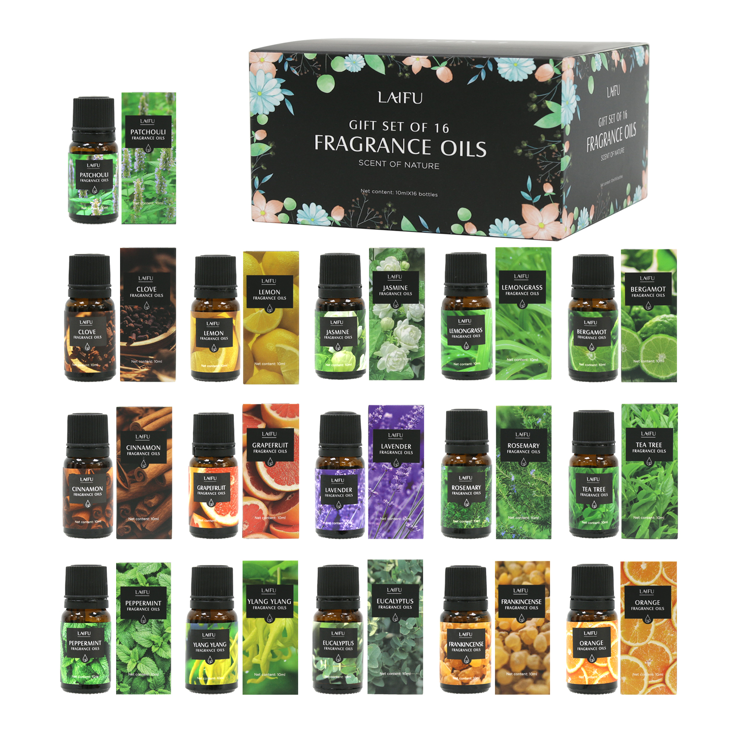 16x10ml Essential Oils Set for - Perfume Fragrance Mist review and price