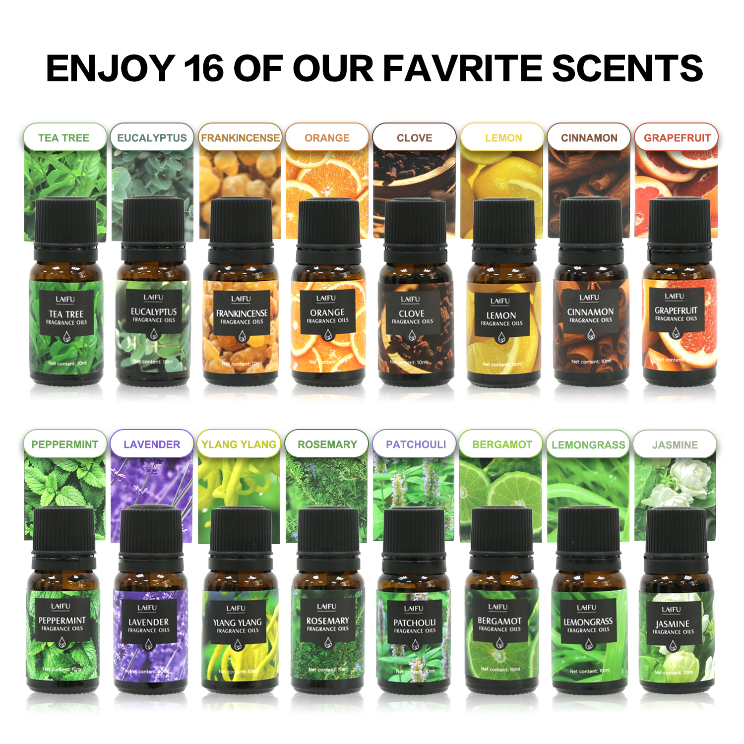 16x10ml Essential Oils Set for - Perfume Fragrance Mist review and price