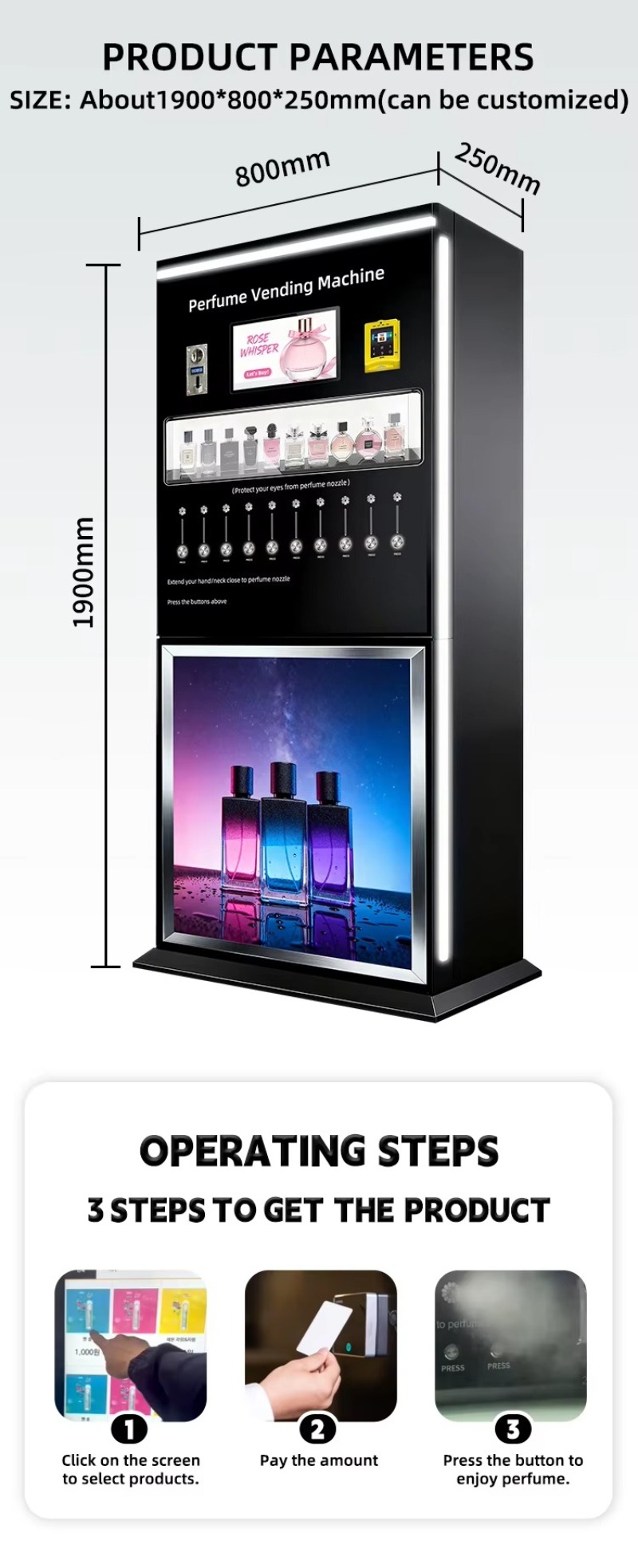 Perfume Tester Machine Commerc - Perfume Fragrance Shop review and price