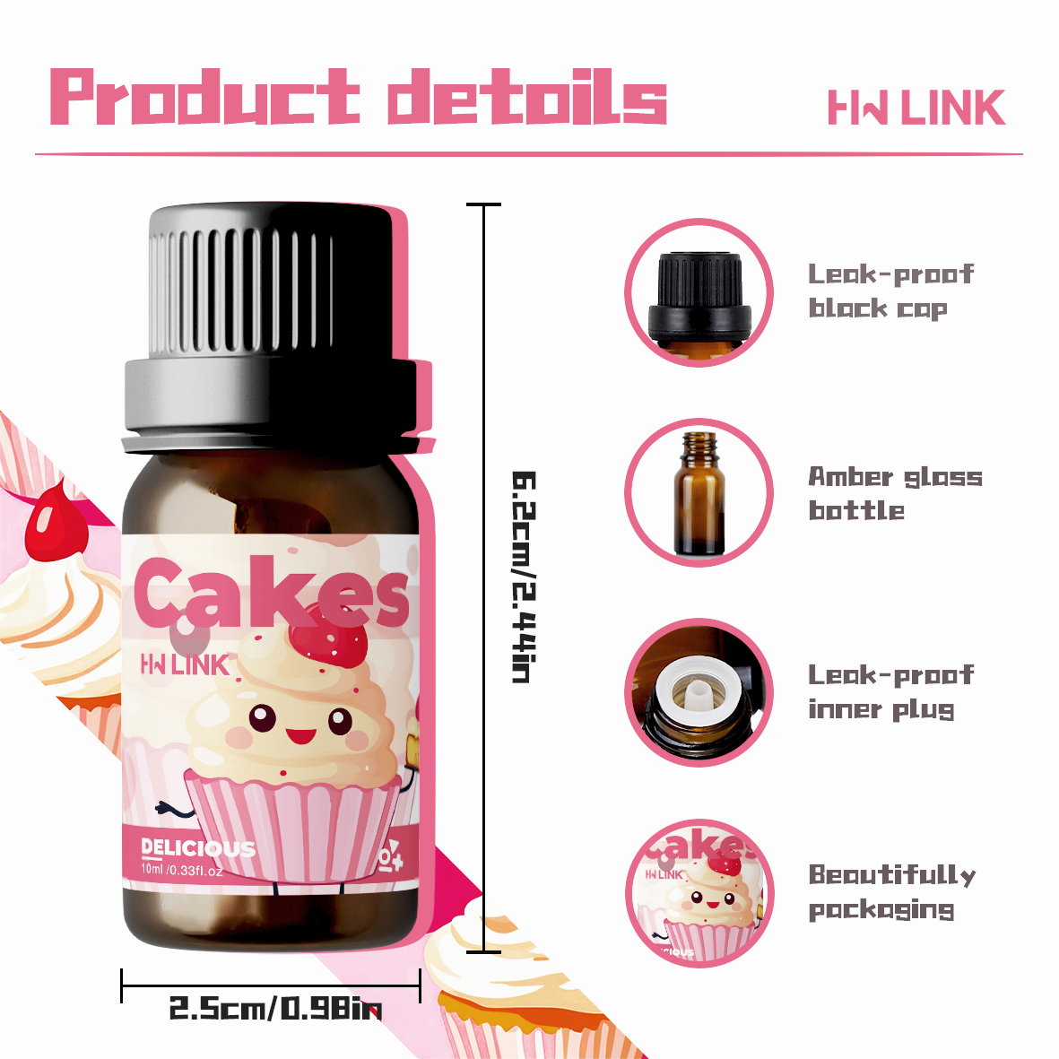 10ml Cakes Essential Oils Perf - Perfume Fragrance Mist review and price