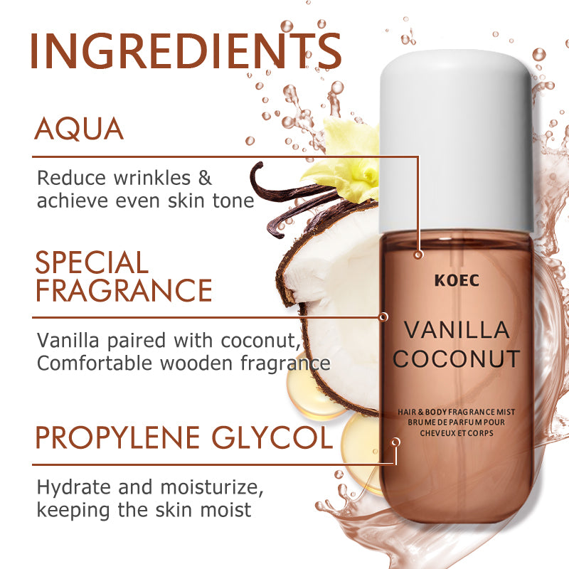 KOEC Vanilla & Coconut Fragran - Perfume Fragrance Mist review and price