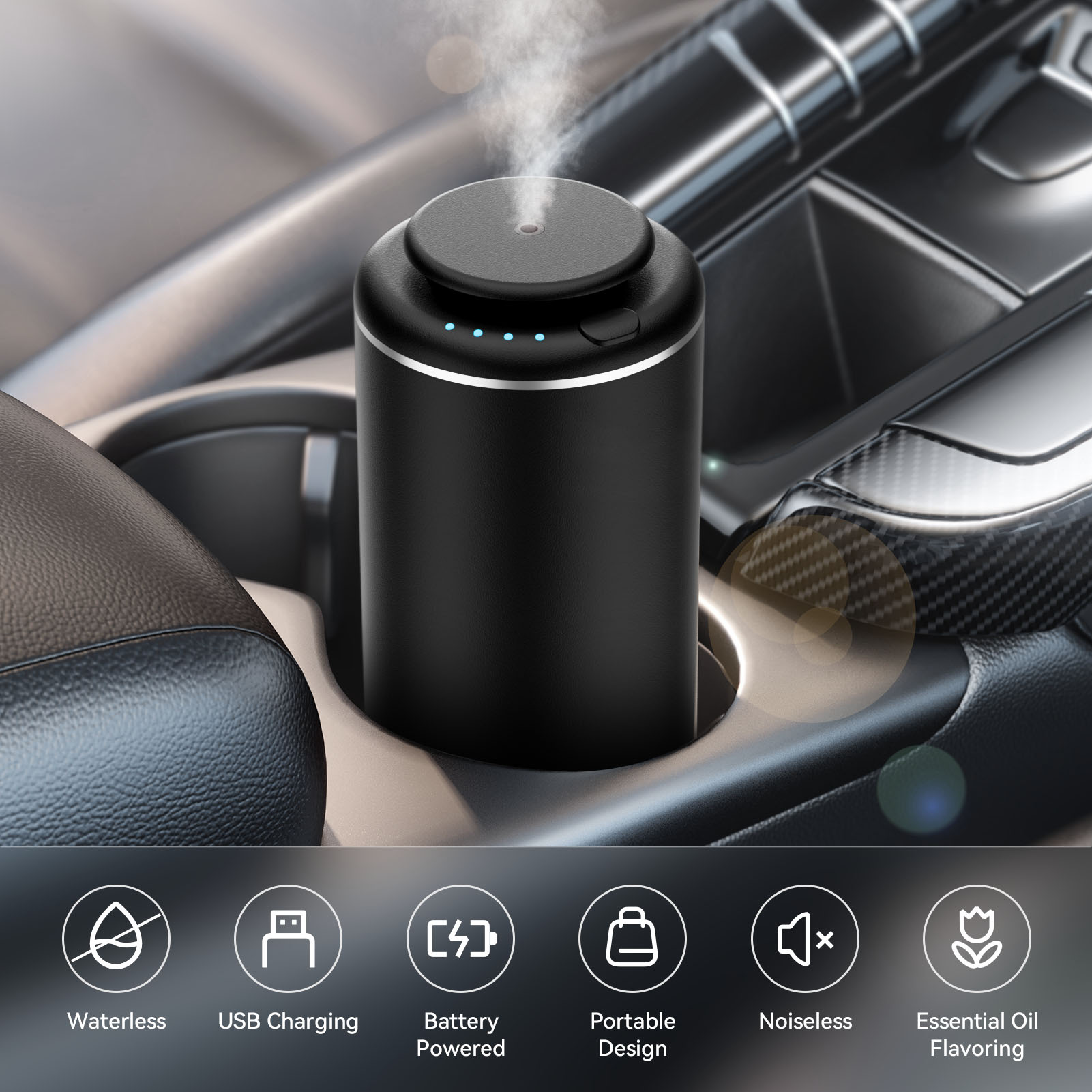 HIINST Luxury USB Rechargeable - Fragrance Perfume Car review and price