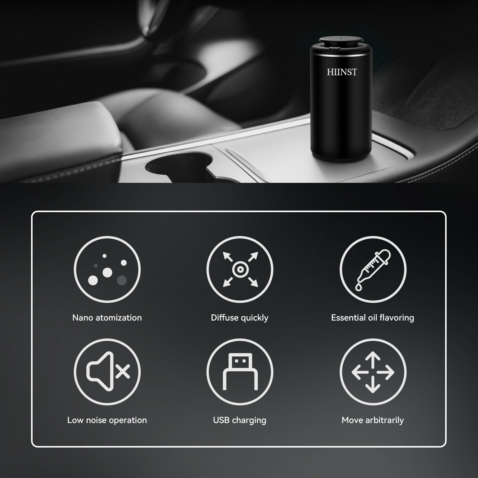HIINST Luxury USB Rechargeable - Fragrance Perfume Car review and price