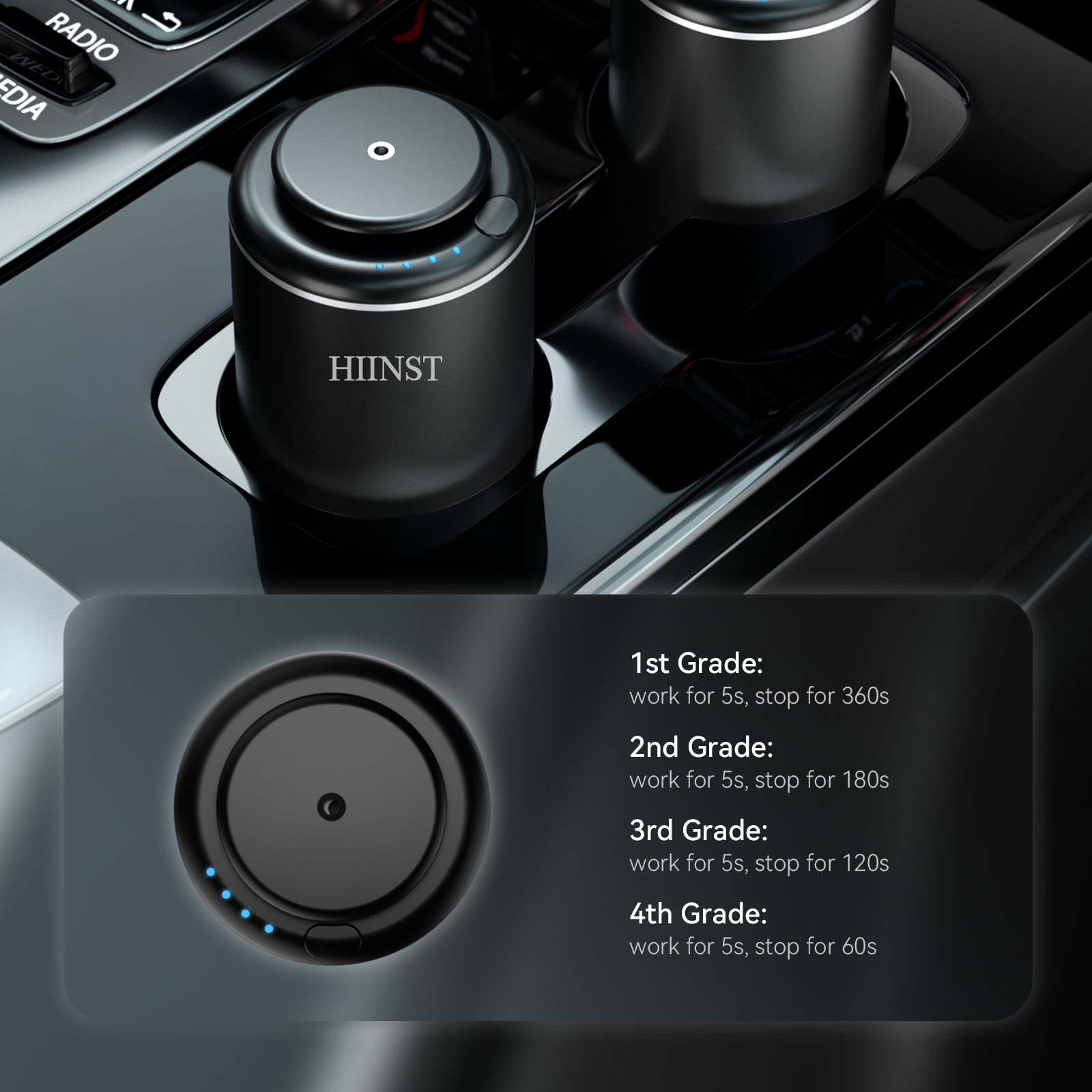 HIINST Luxury USB Rechargeable - Fragrance Perfume Car review and price