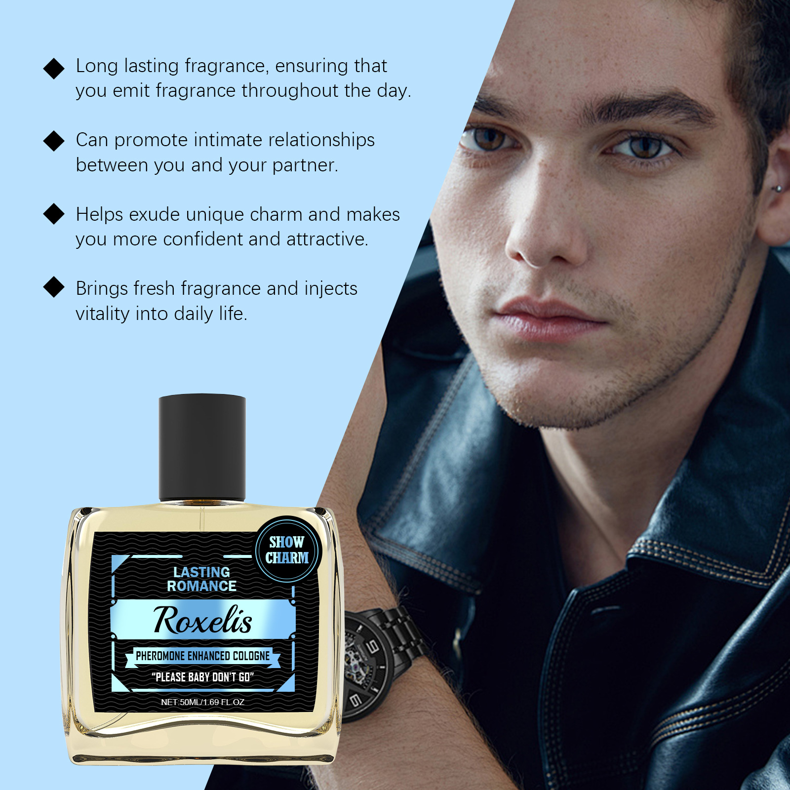 Roxelis 50ml Cologne Pheromone - Perfume Fragrance Mist review and price
